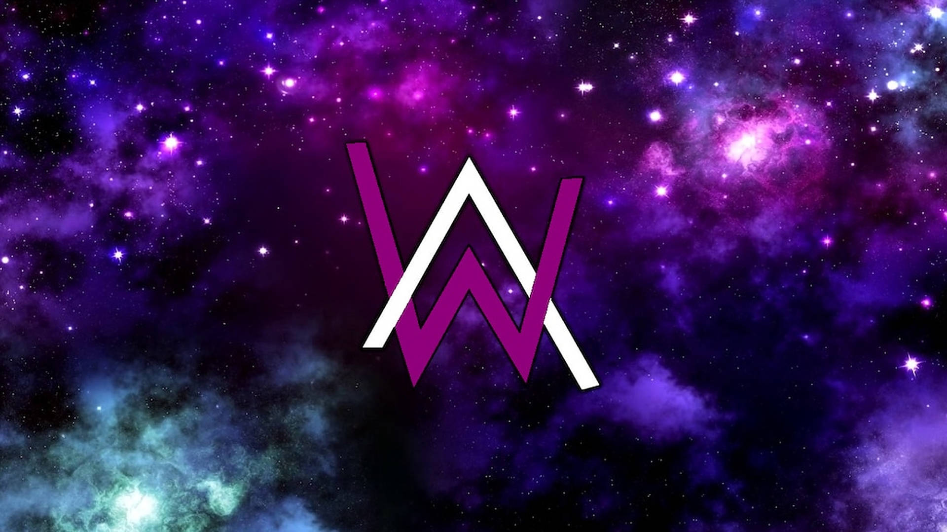 Purple Gradient Alan Walker Emblem