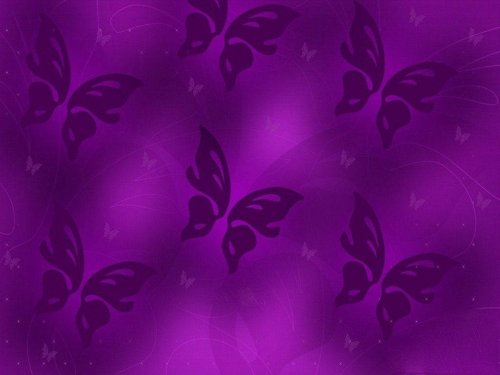 Purple Gradient Butterfly Pattern