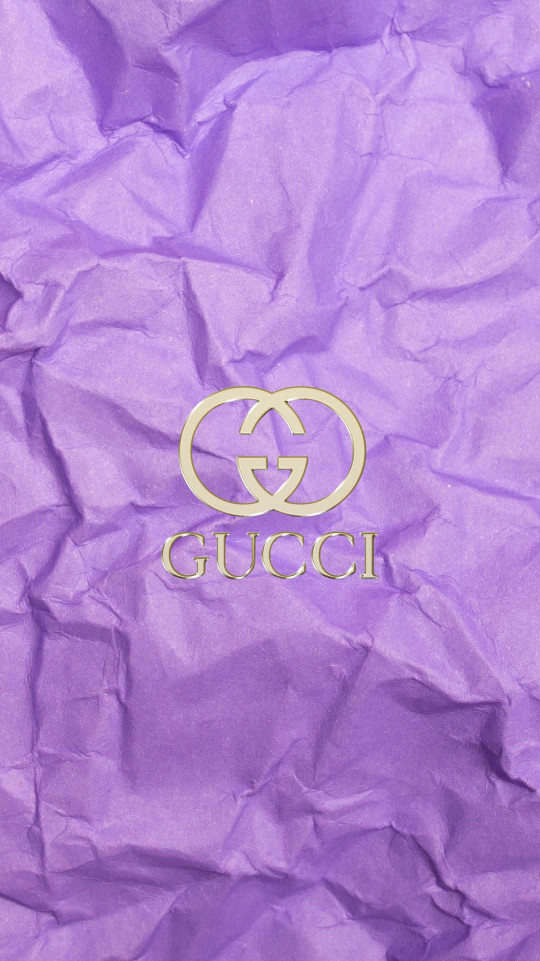 Purple Gucci Crumpled Paper Background