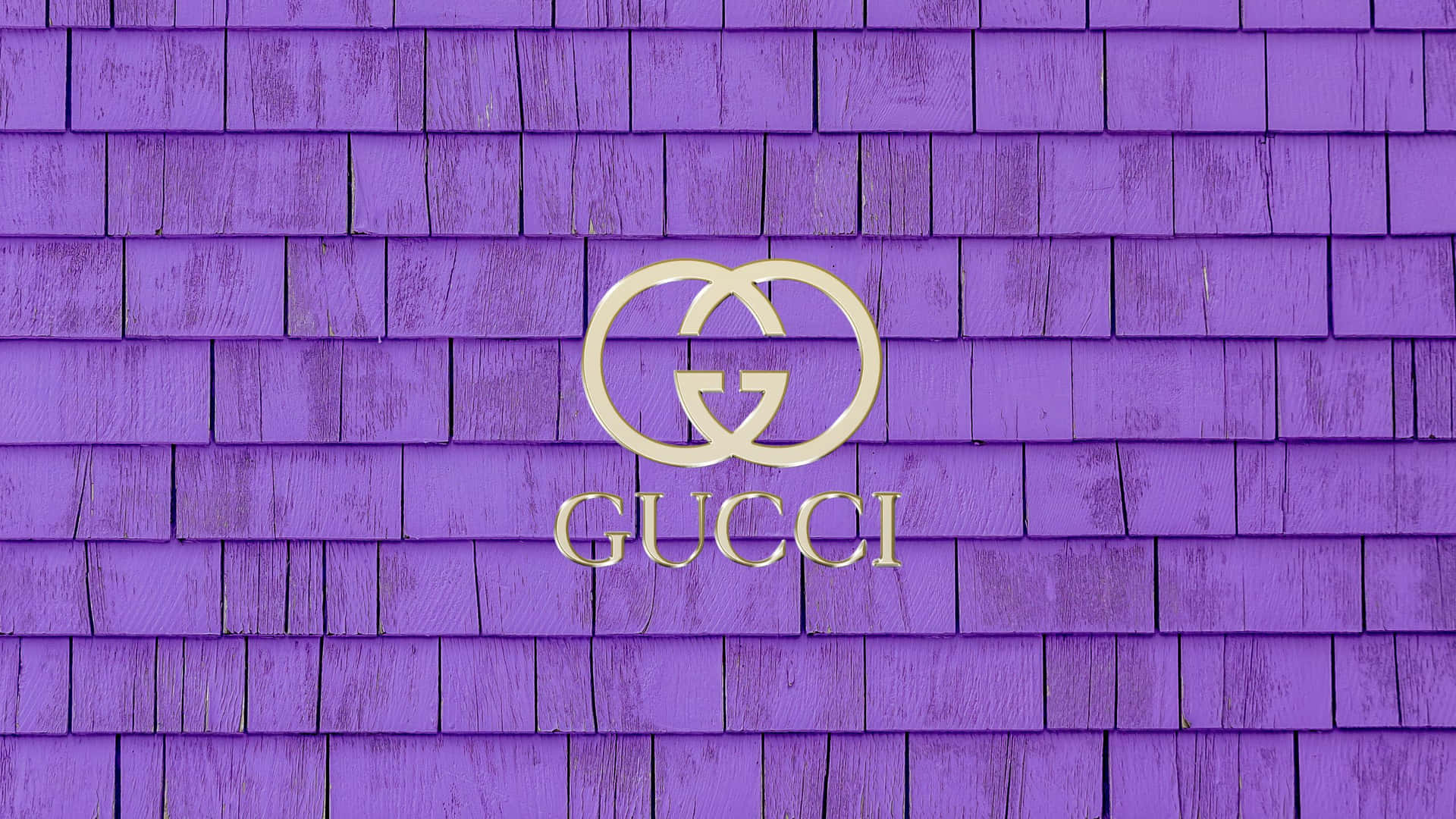 Purple Gucci Rectangular Wooden Texture