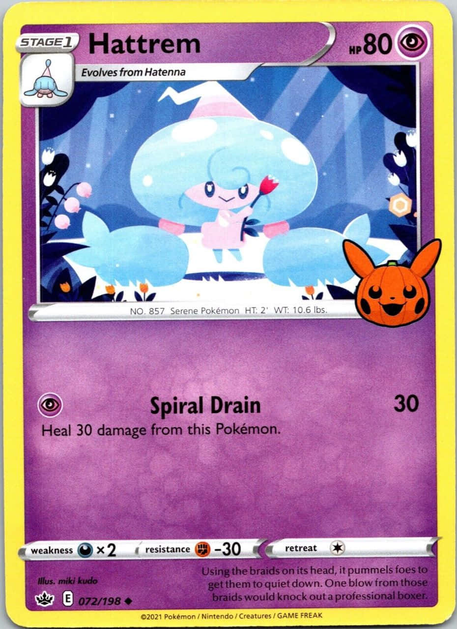 Purple Hattrem Card Background