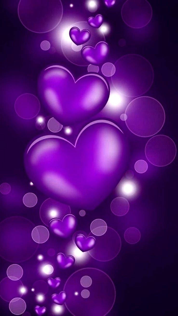 Purple Heart And White Light