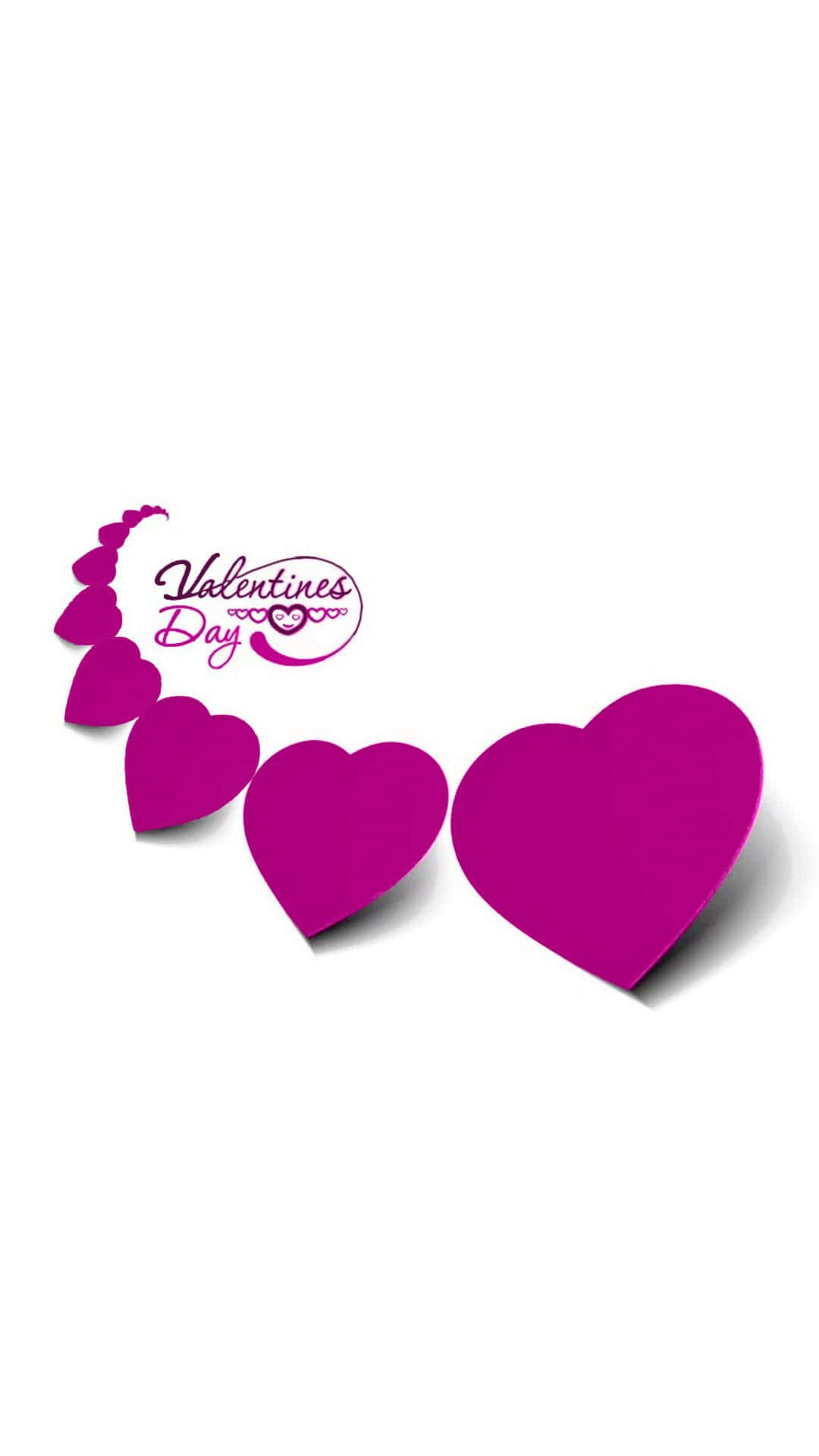 Purple Hearts Valentine's Day Phone