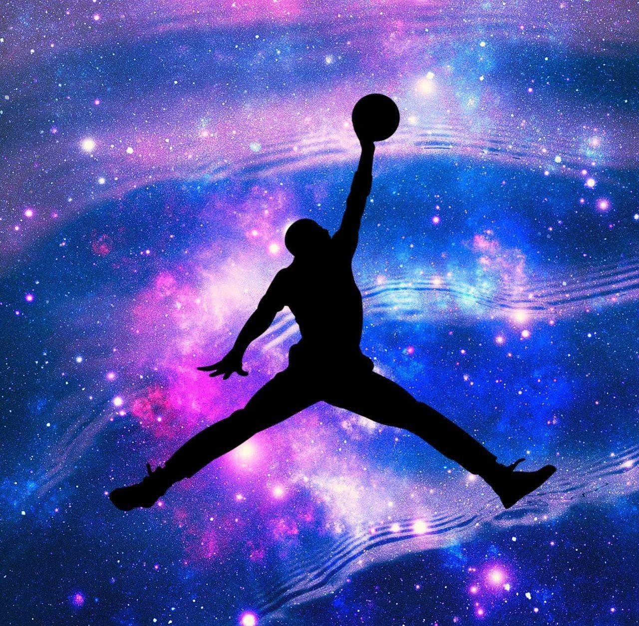 Purple Jordan High Jump Background