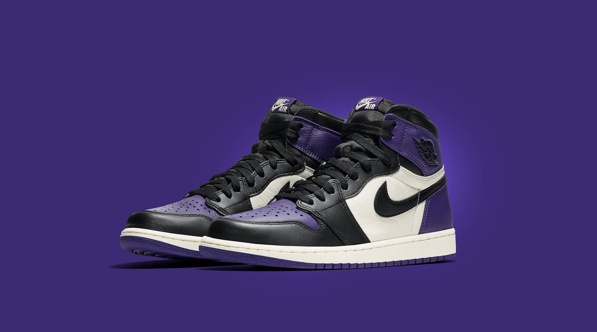 Purple Jordan Minimalist Nike Background