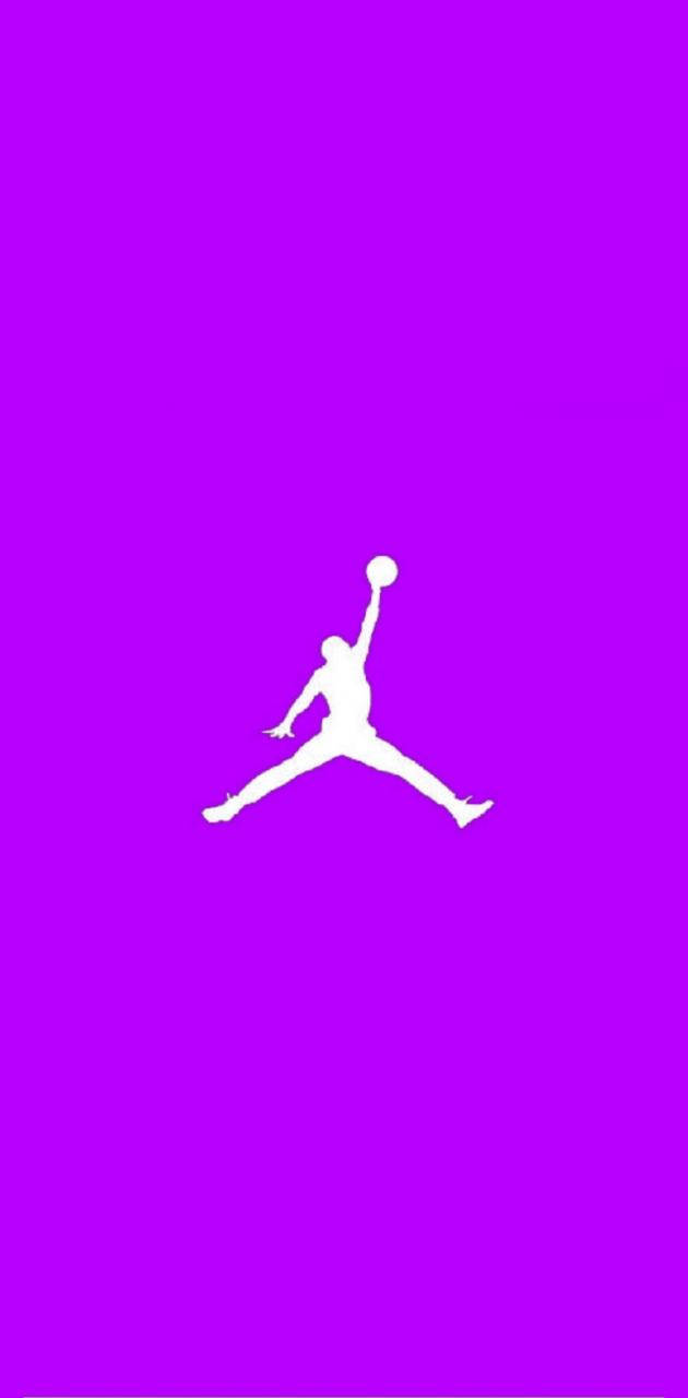 Purple Jordan Minimalist Background