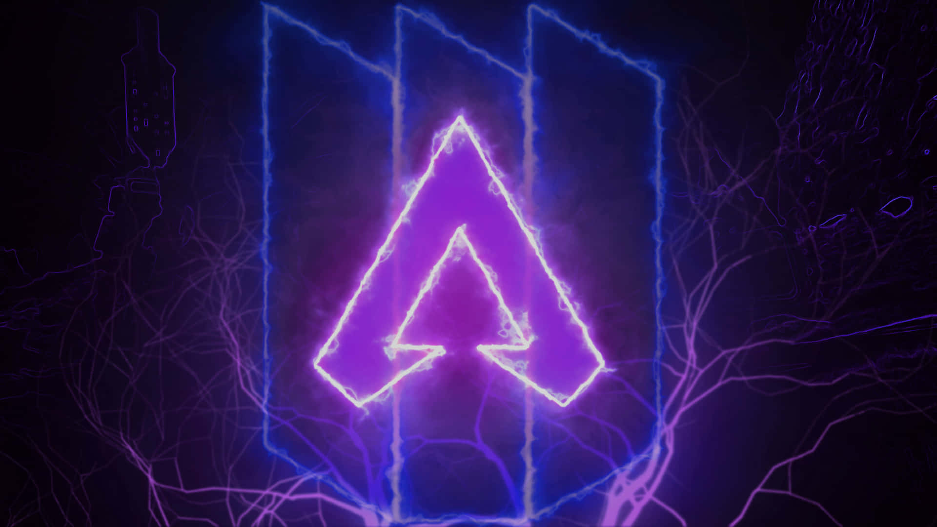 Purple Lightning Apex Legends Logo