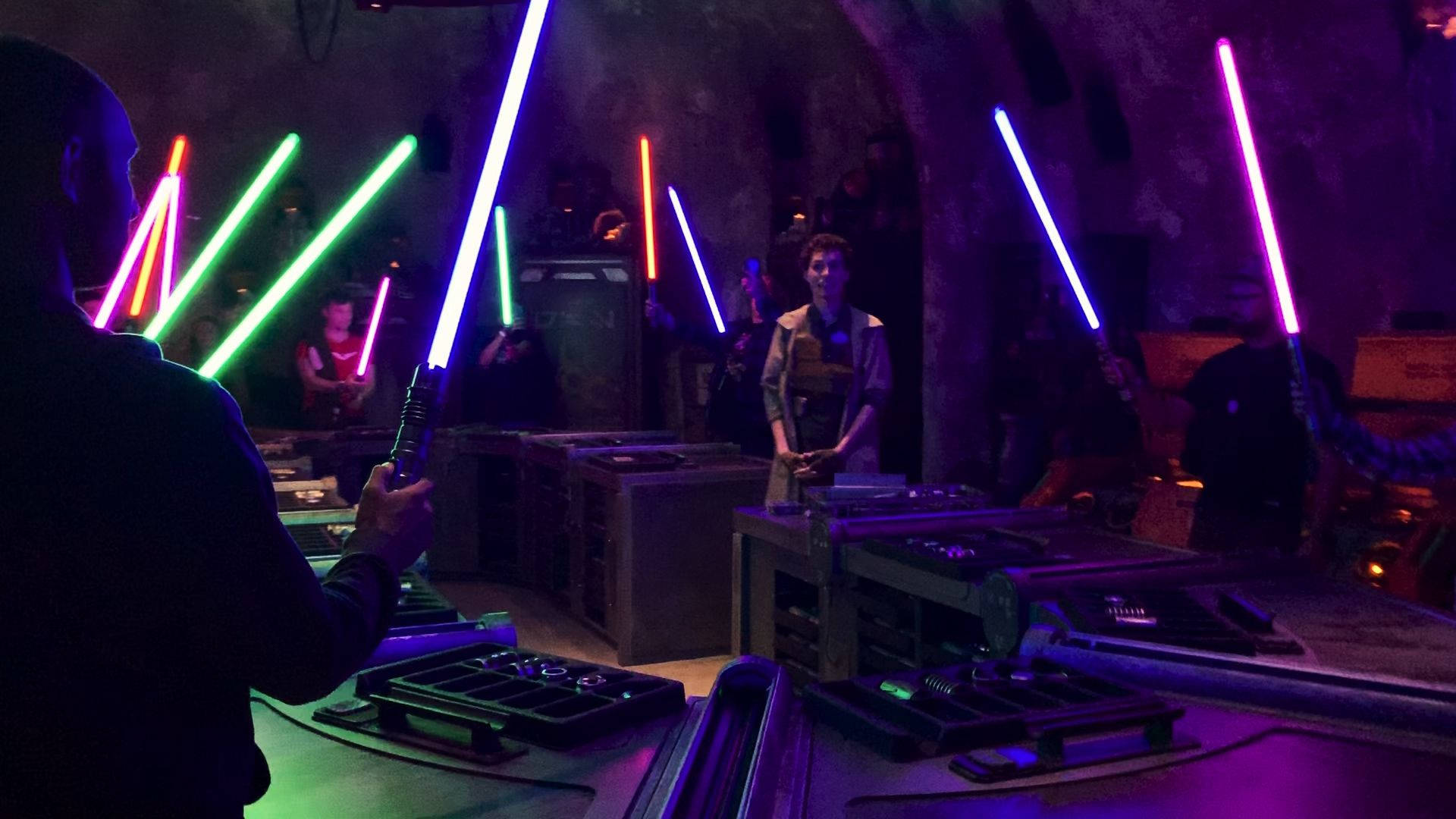 Purple Lightsaber Jedi Background
