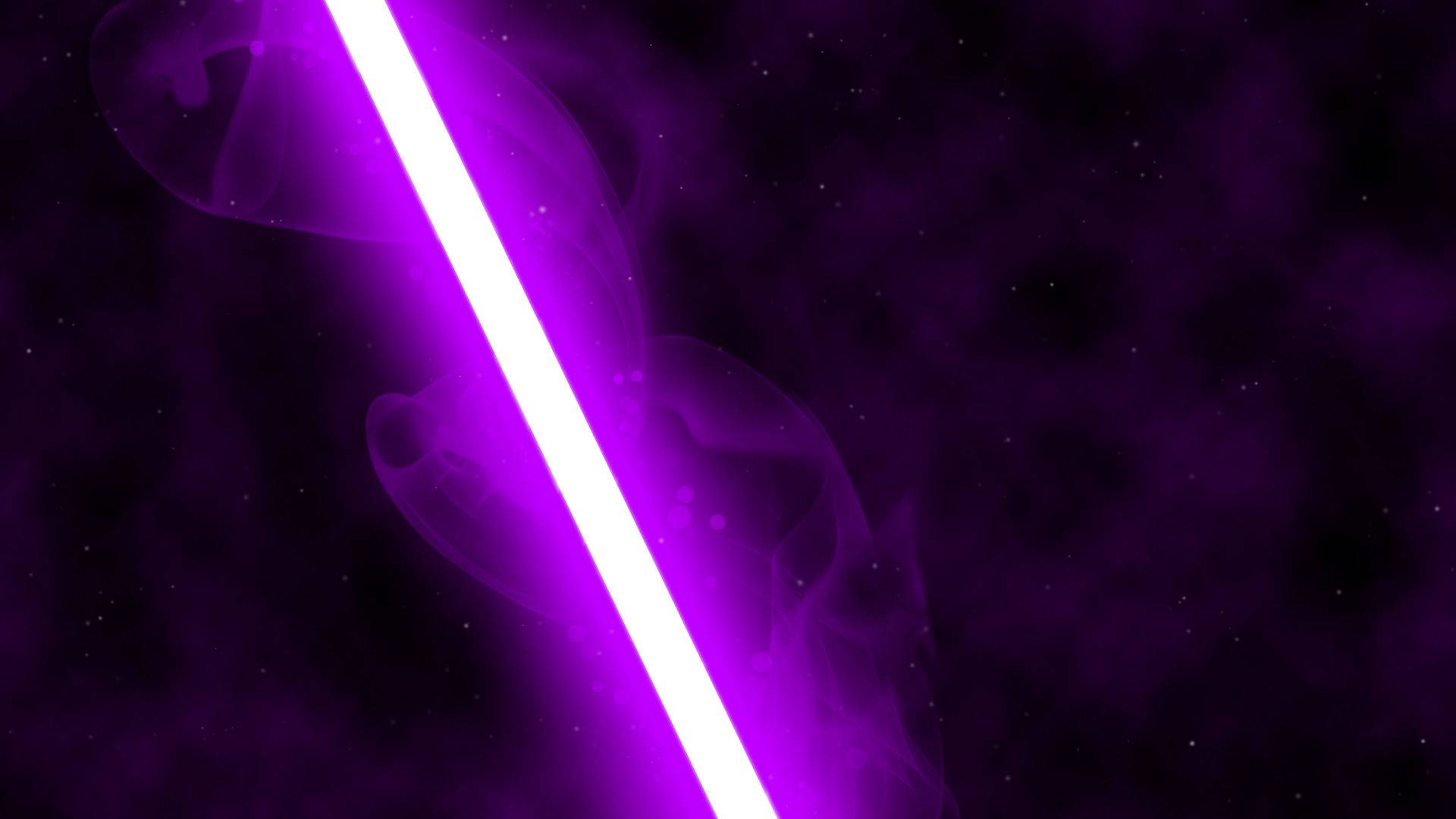 Purple Lightsaber Smoke Effect Background