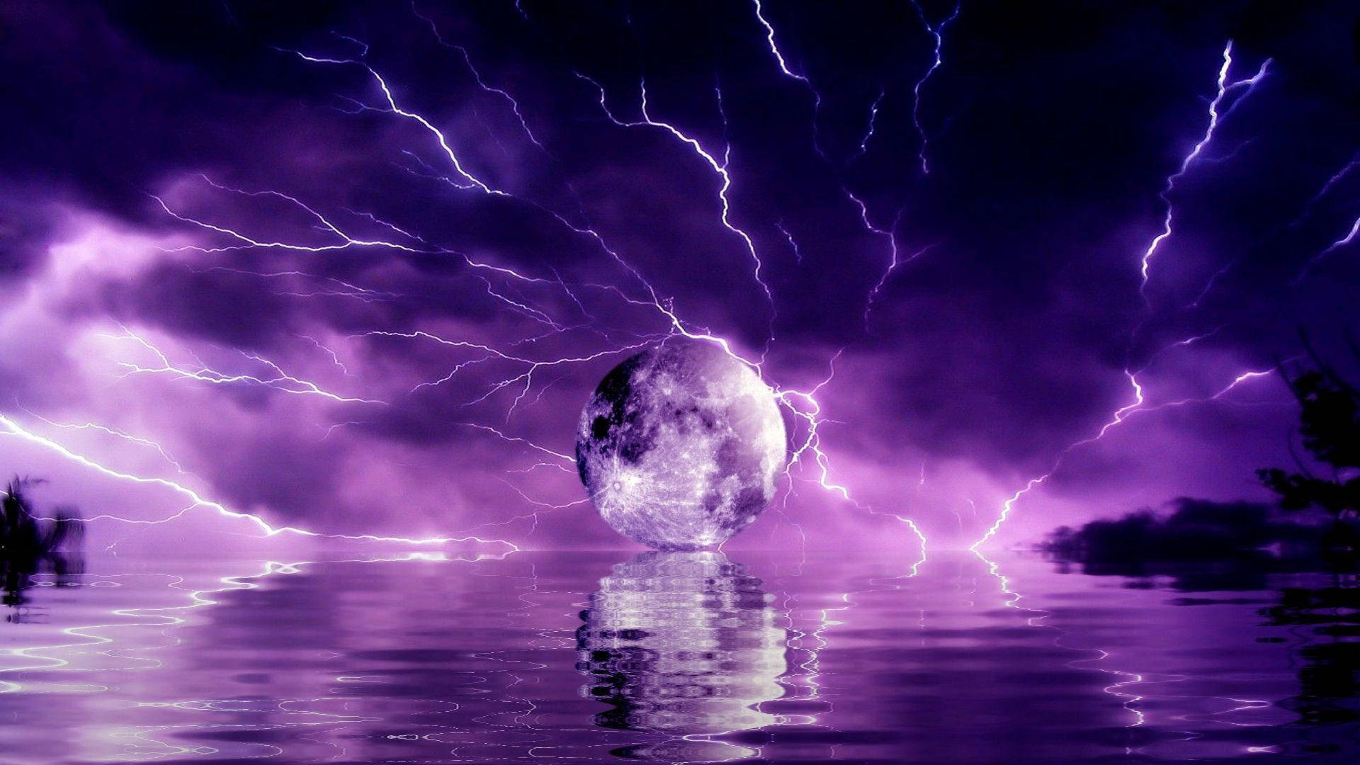 Purple Moon Thunderstorm