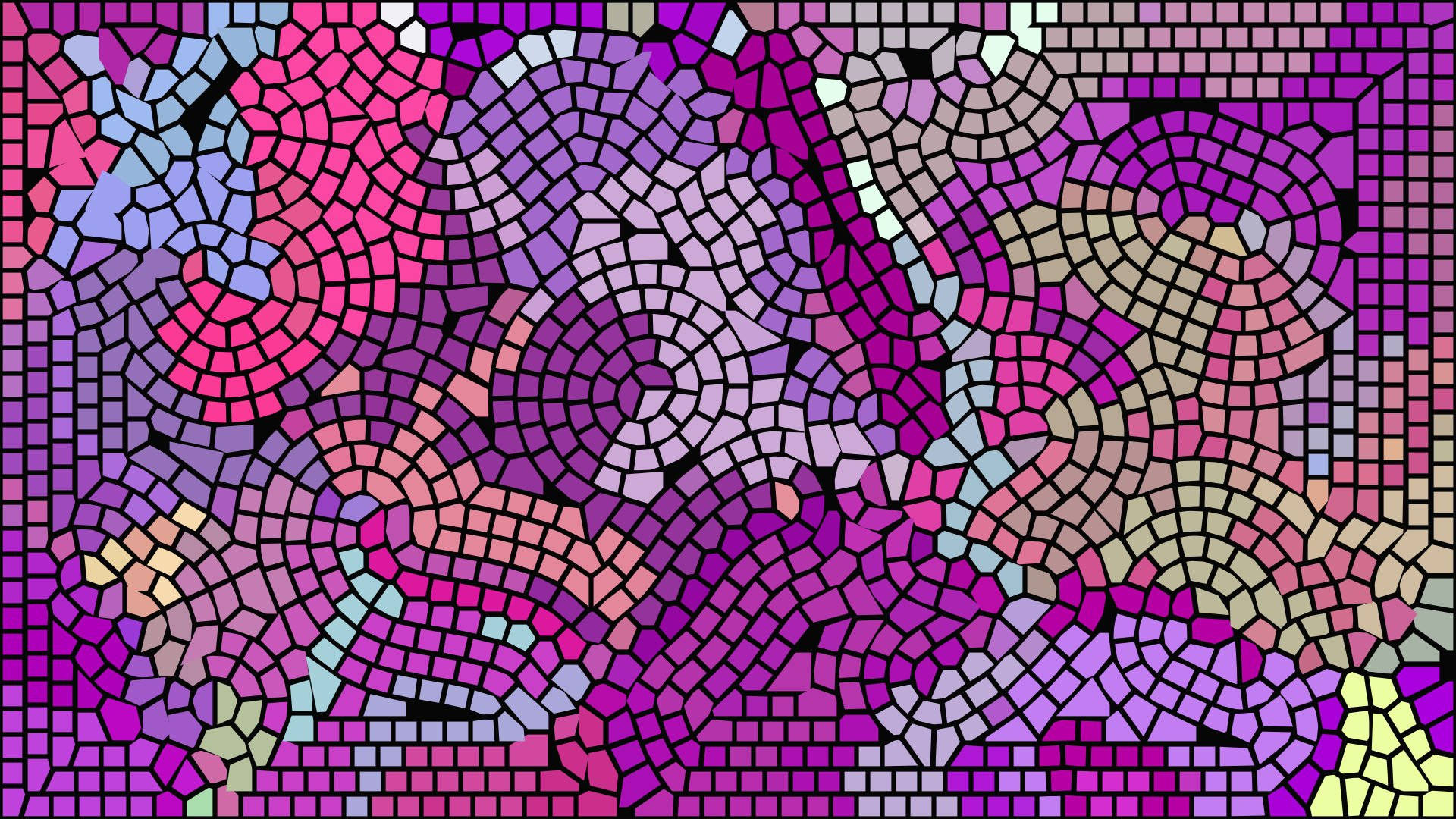 Purple Mosaic Background