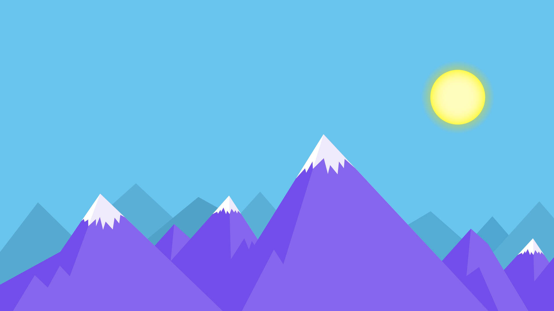 Purple Mountains Material Design