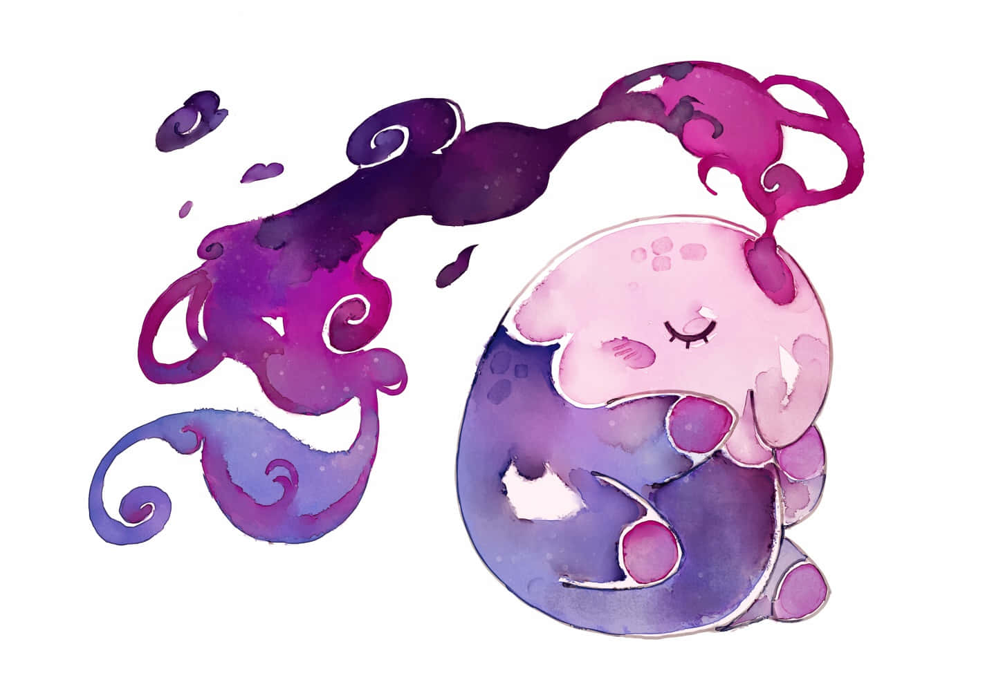 Purple Musharna Background