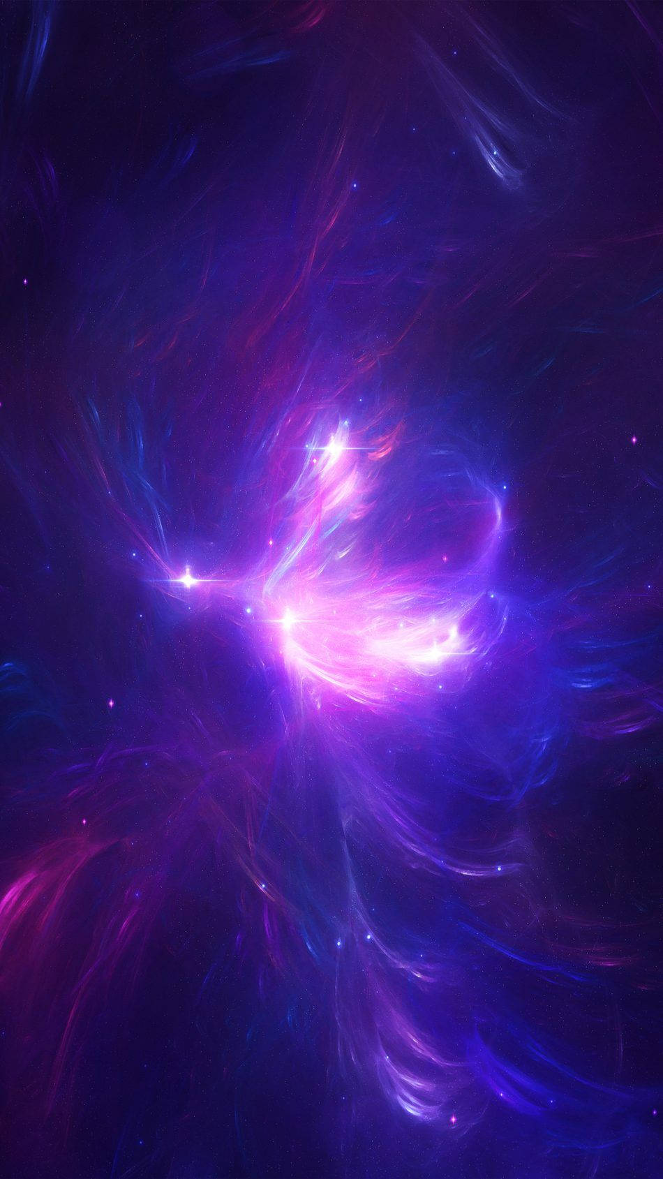 Purple Nebula Amazing Phone Background