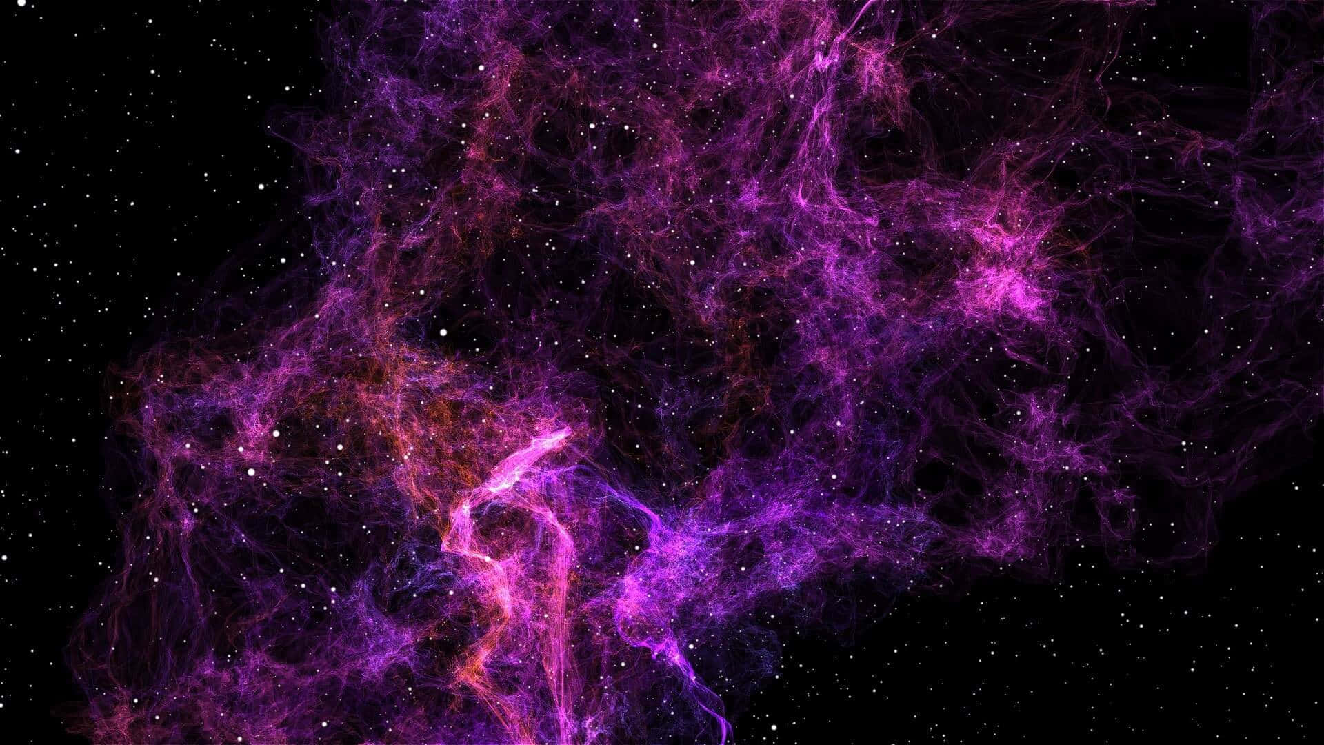 Purple Nebula Cosmic Backdrop Background