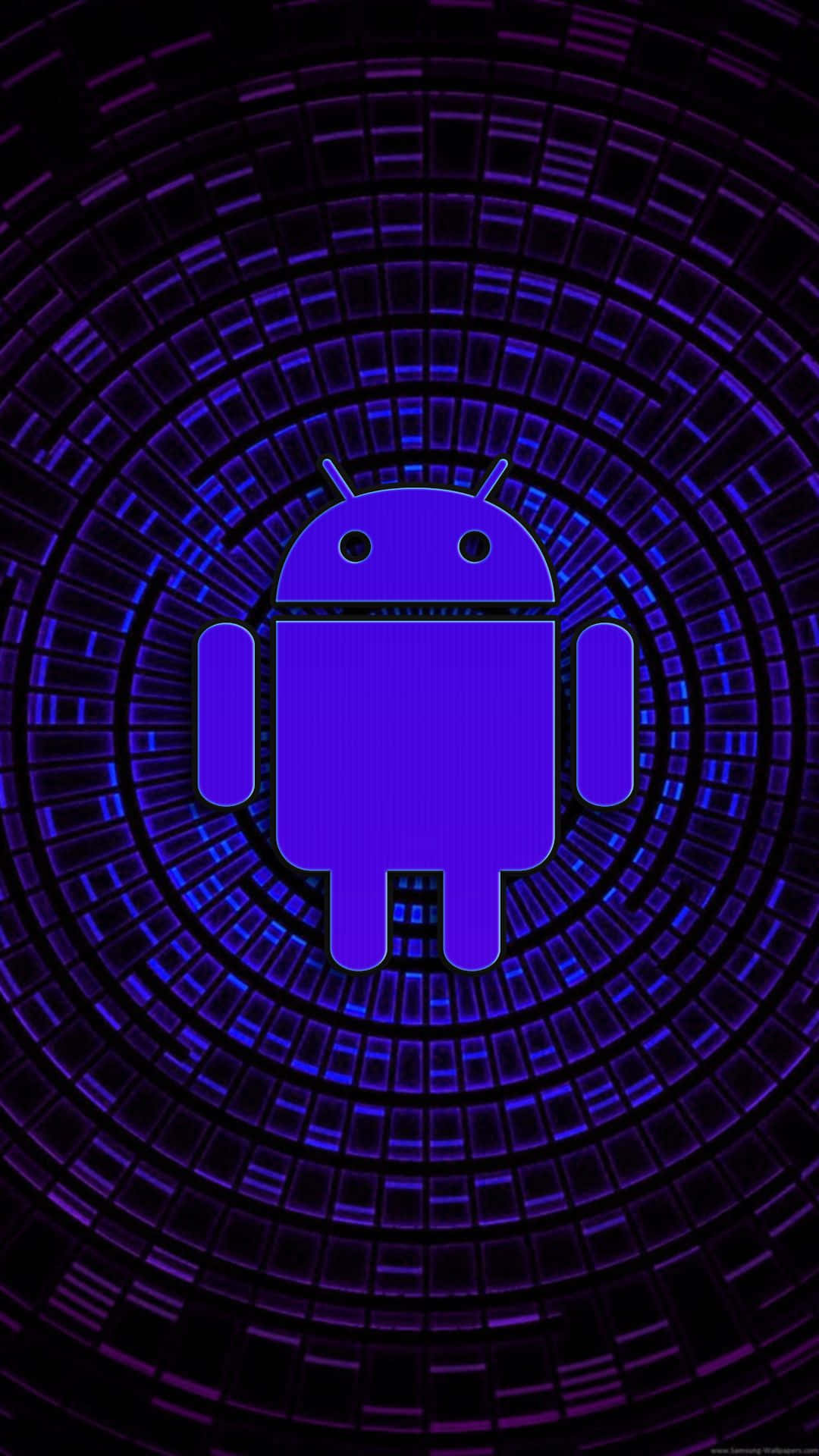 Purple Phone Android Digital Art Background