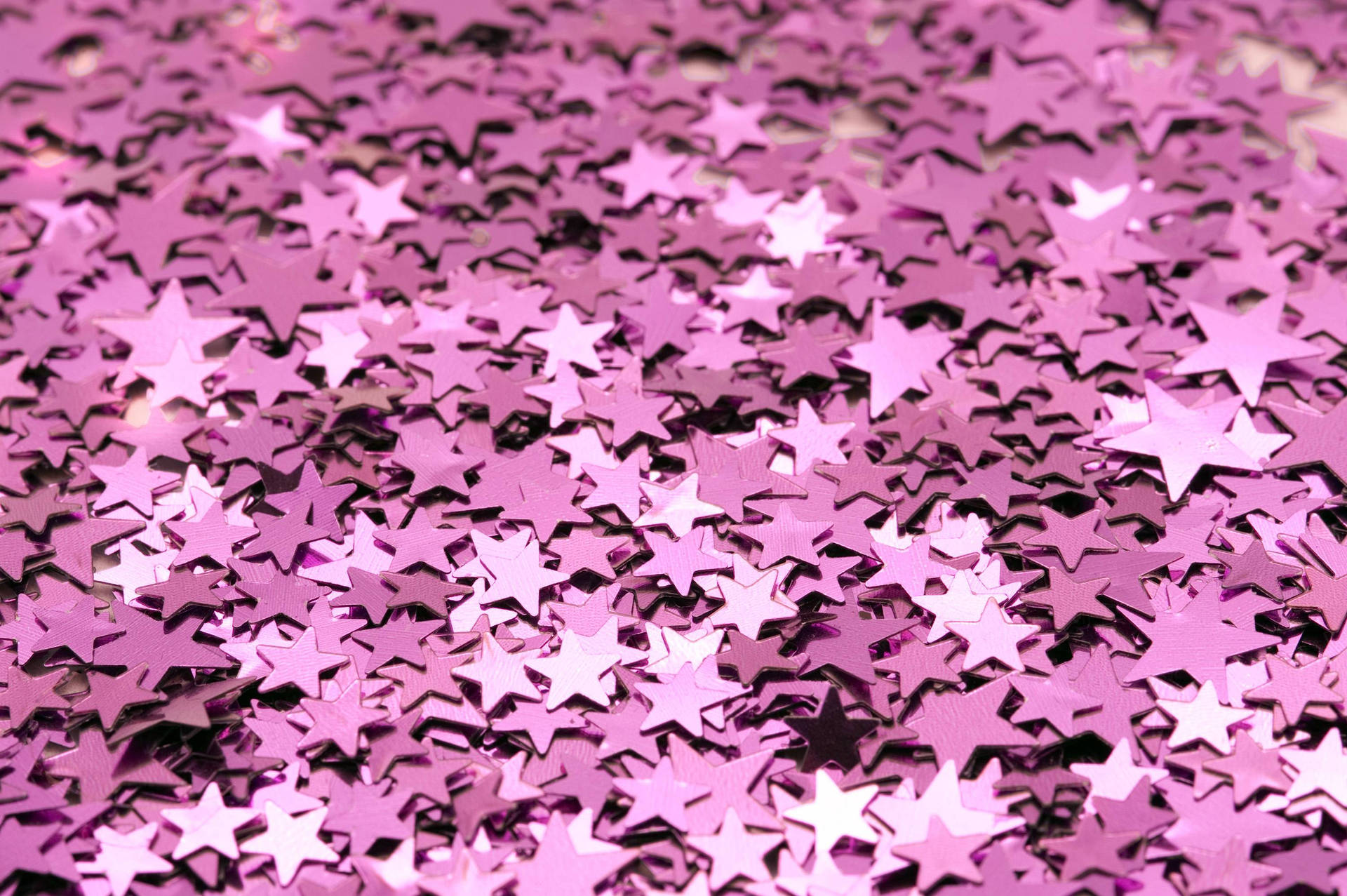 Purple Pink Glitter Stars