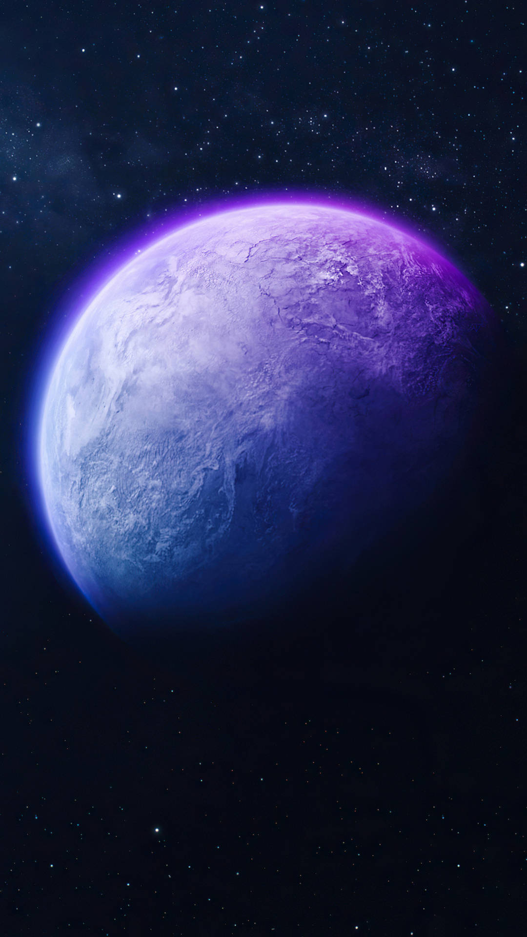 Purple Planet 4k Ultra Iphone Background