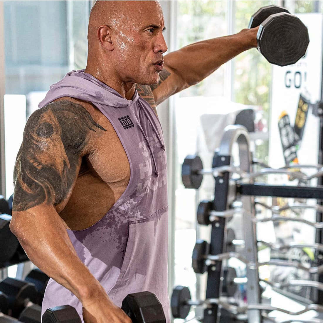 Purple Project Rock Sando Background