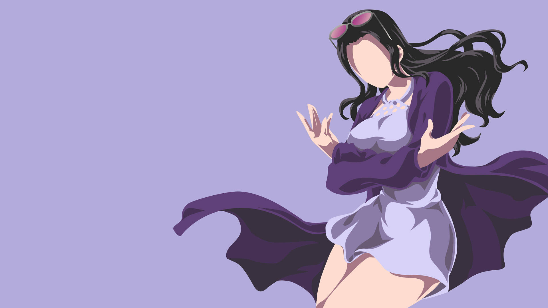Purple Robin One Piece Background