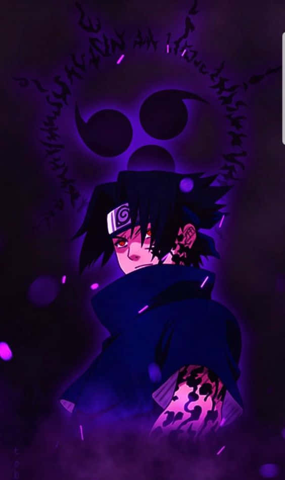 Purple Sasuke, A Creative Design Background