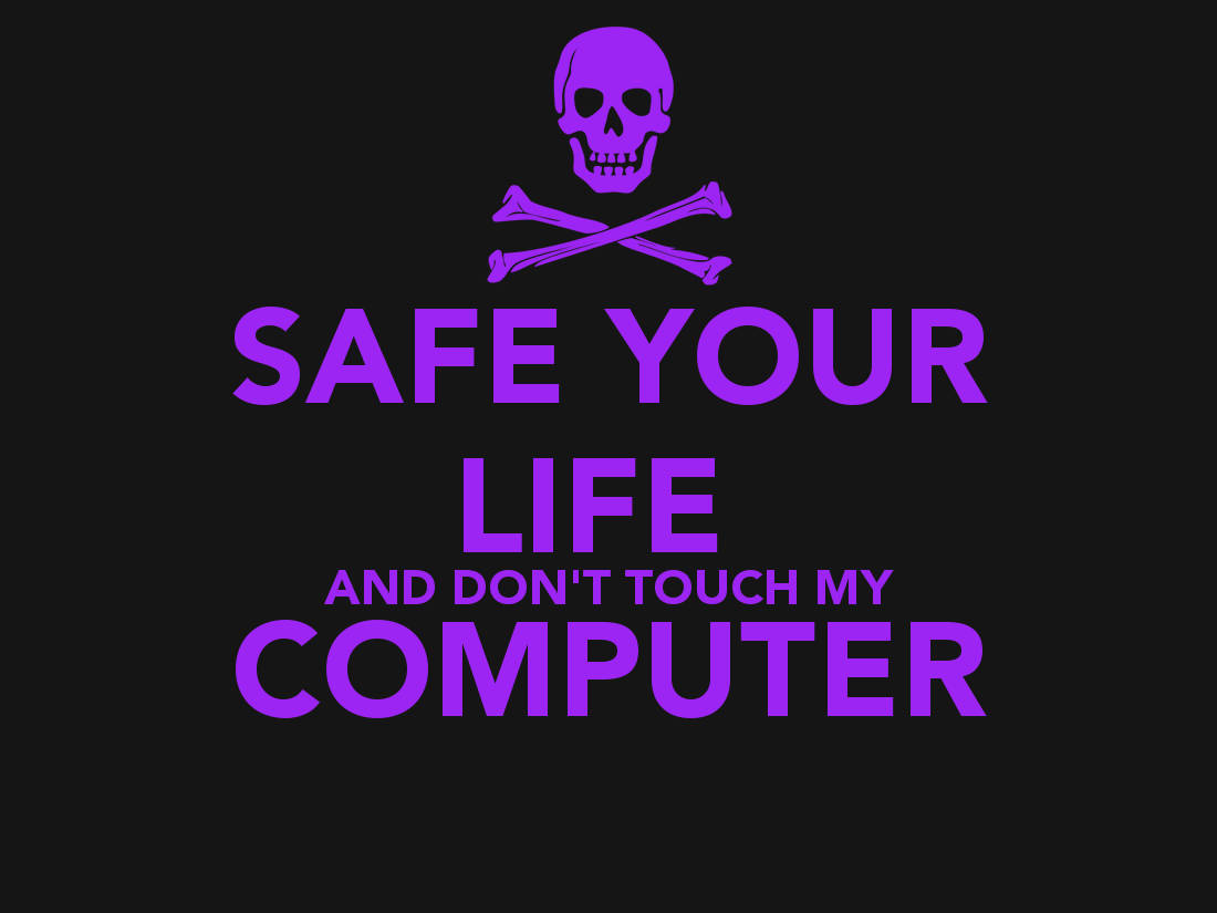 Purple Screen Skull