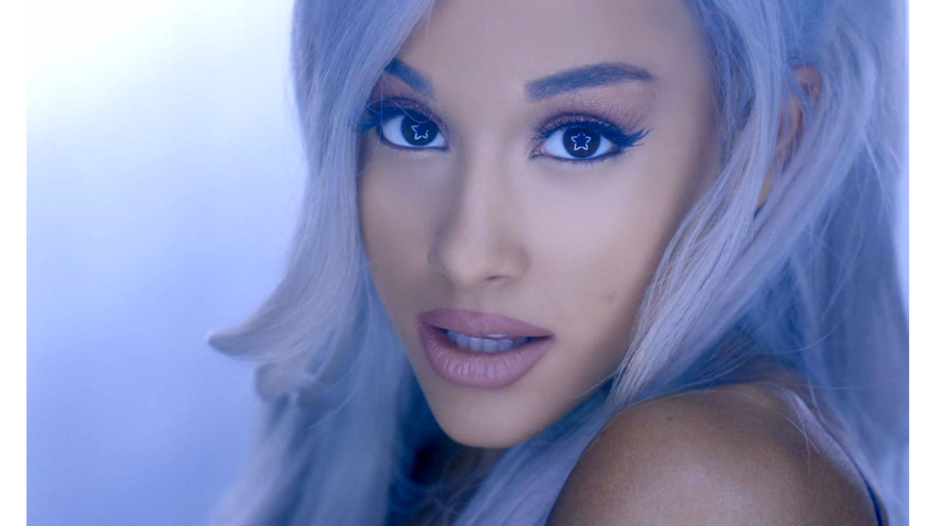 Purple Shade Ariana Grande Background