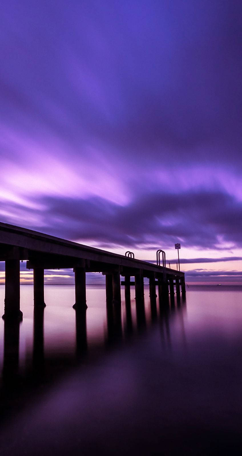 Purple Skies Horizon Portrait