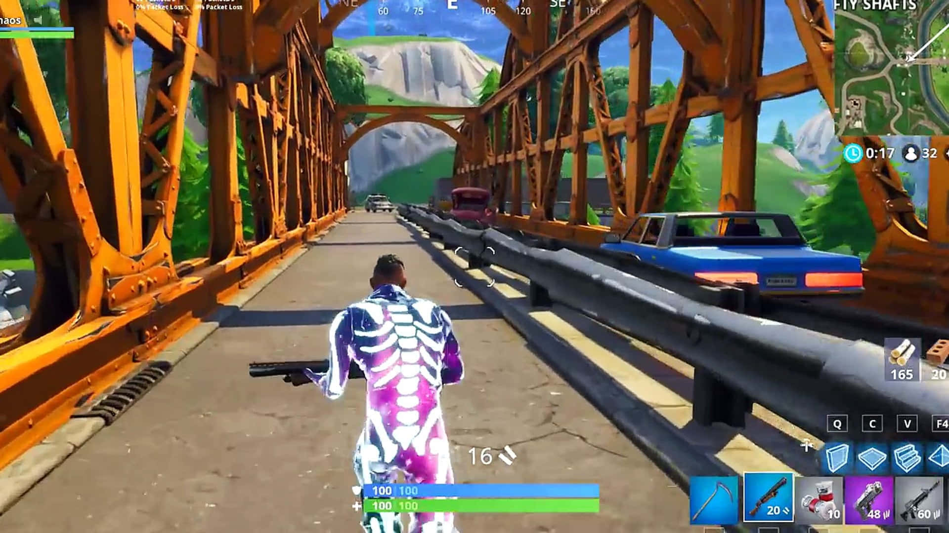 Purple Skull Trooper - The Iconic Look For A New Generation Of Gamers Background