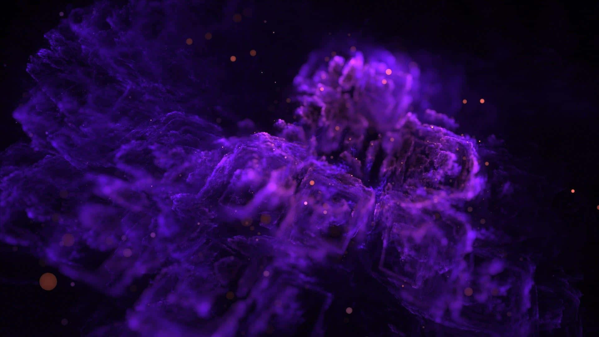 Purple Smoke Explosion Aesthetics Computer Background