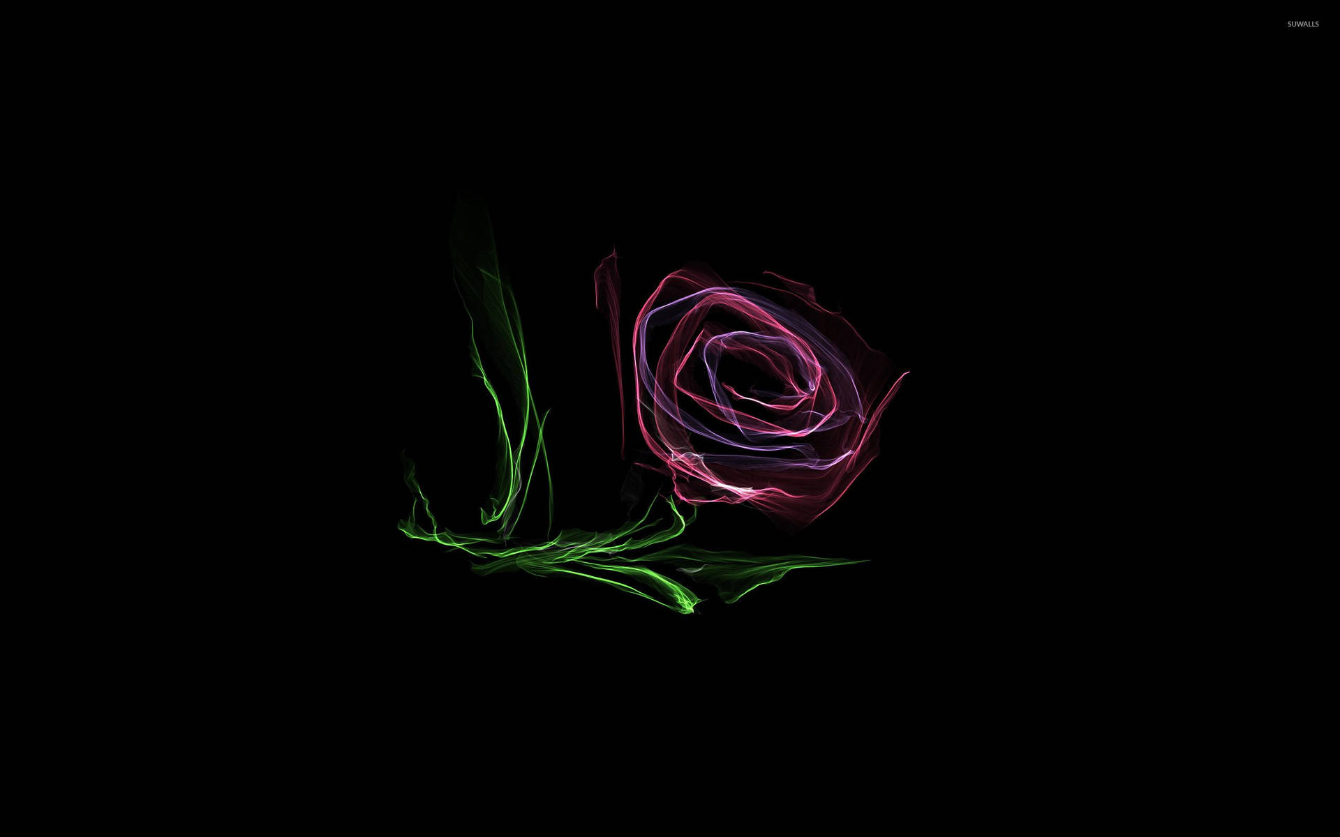 Purple Smoke Rose Aesthetic Background