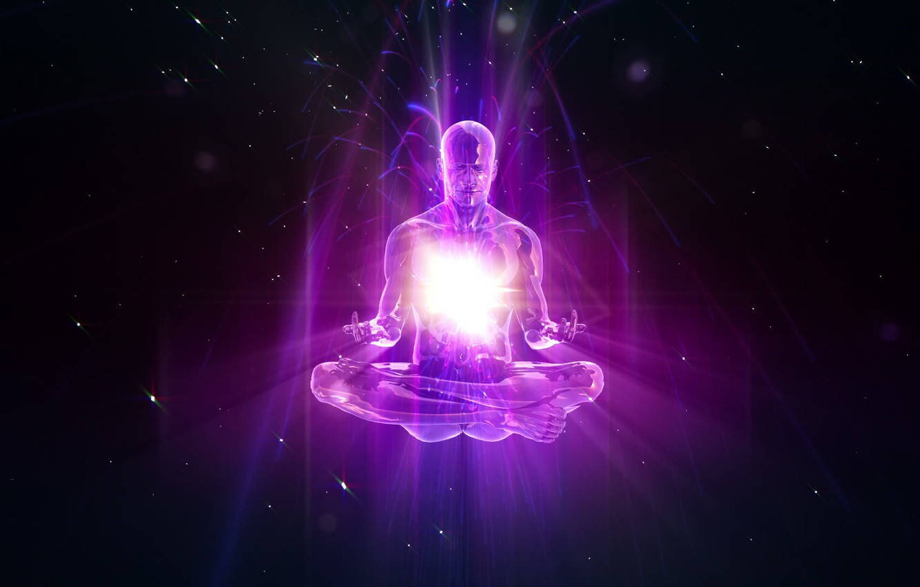 Purple Soul Yoga Background