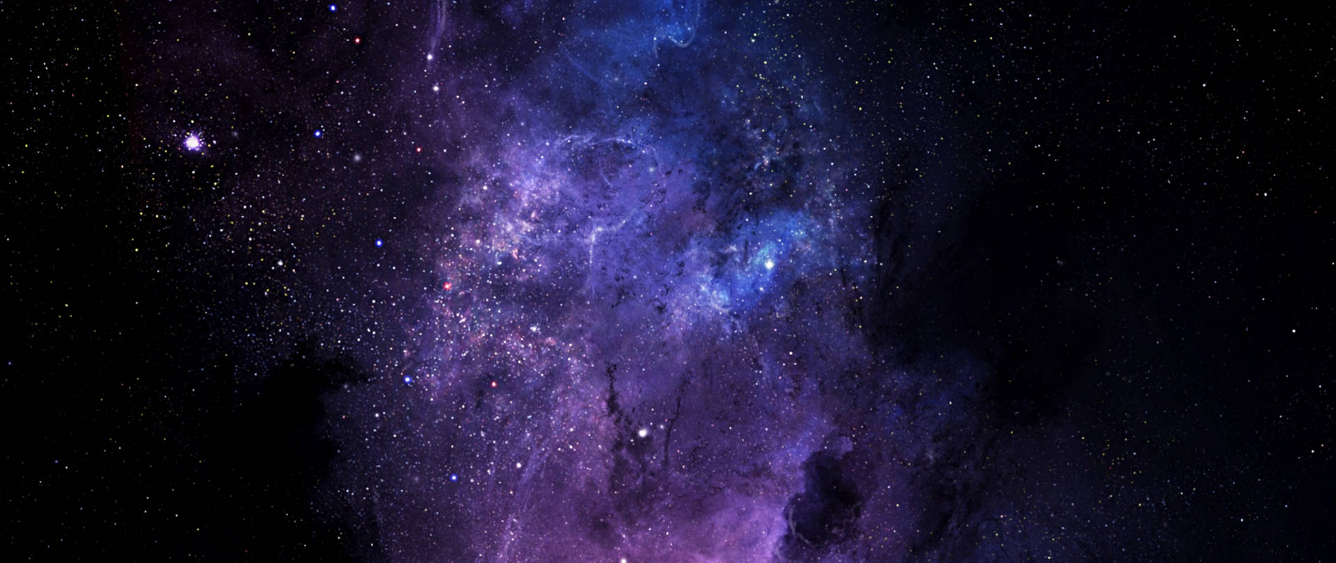 Purple Stars In Universe