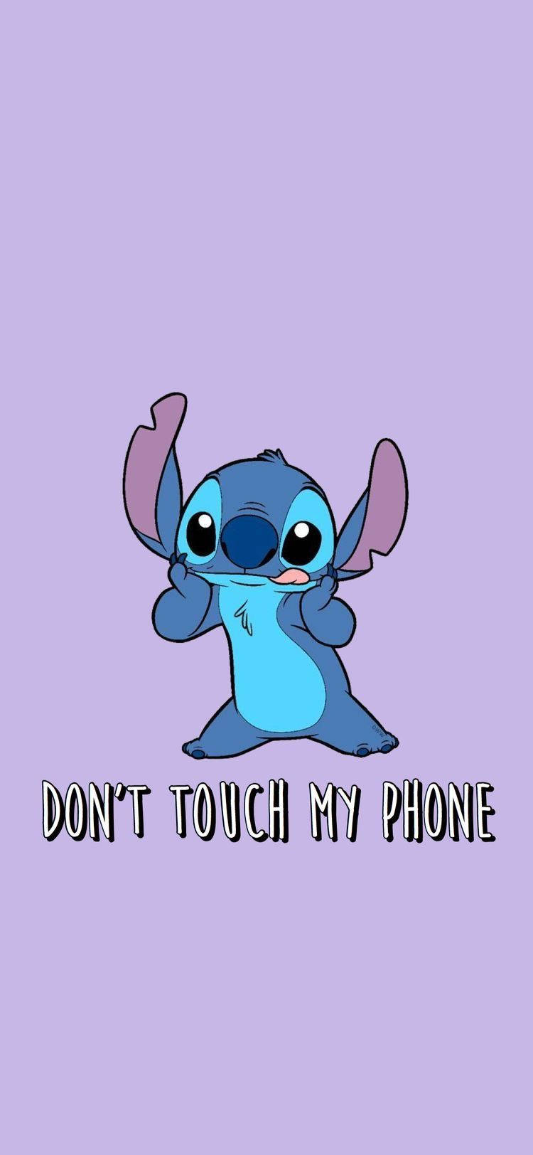 Purple Stitch Phone Background