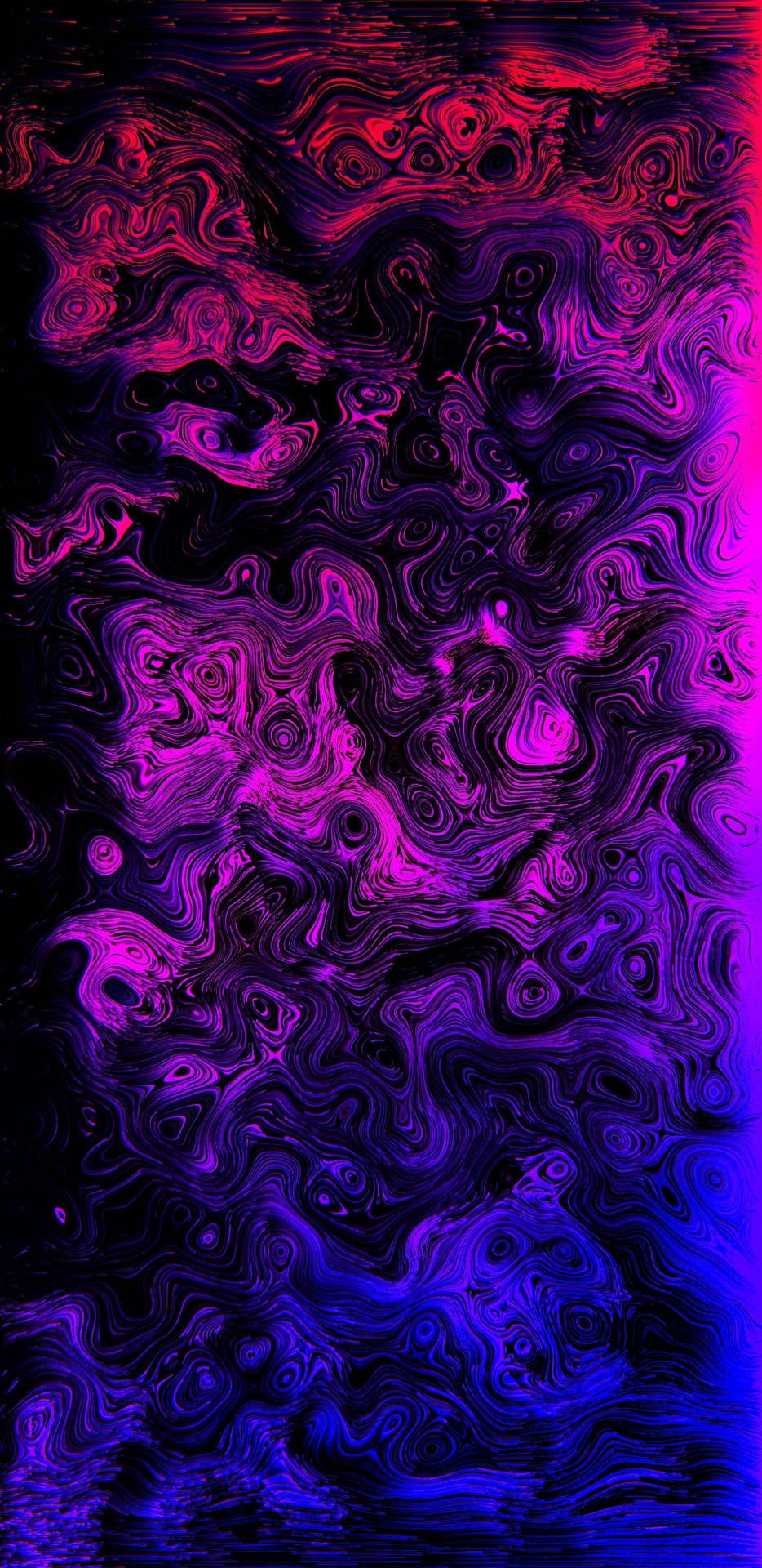 Purple Swirls Color Iphone Digital Painting Background