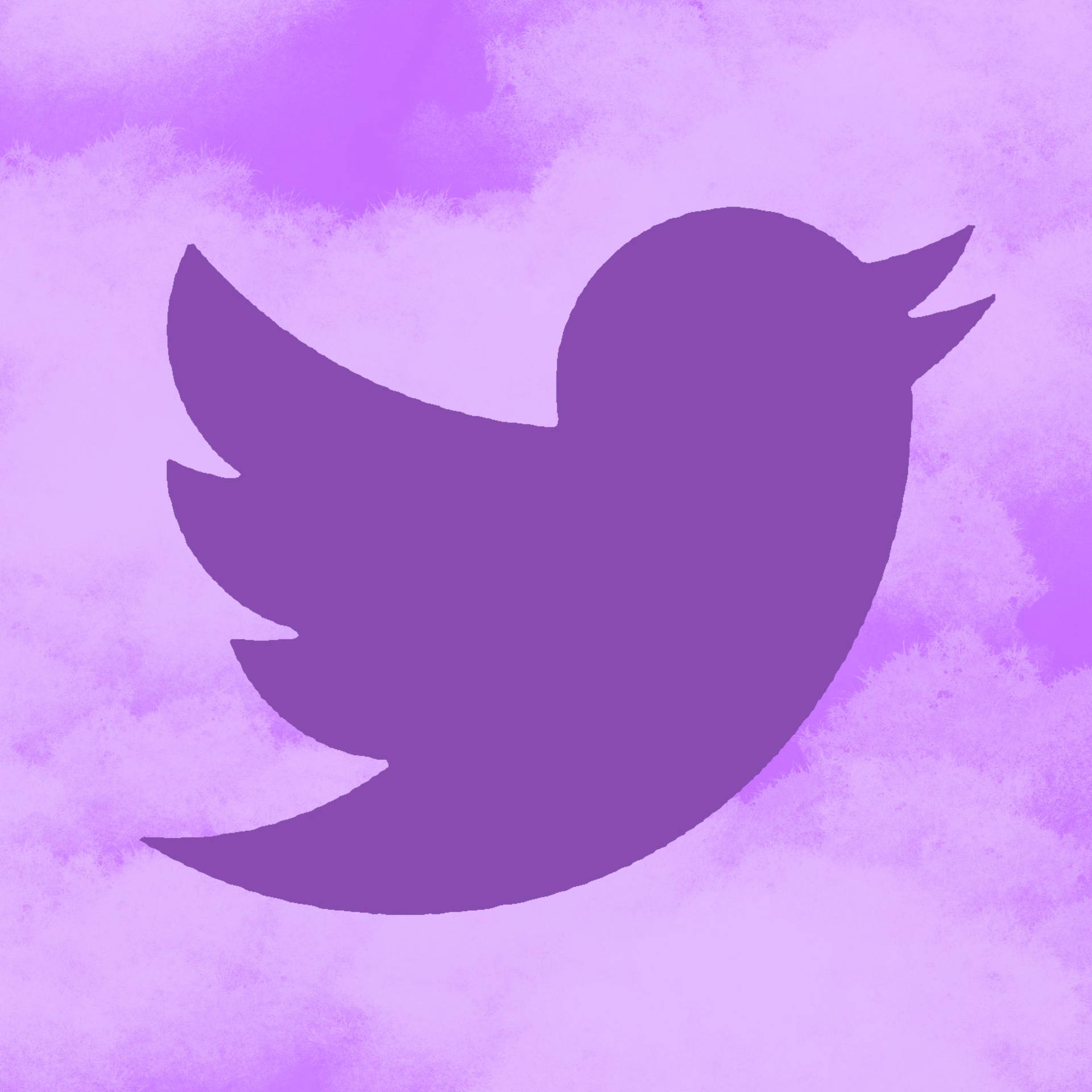 Purple Twitter Logo Background