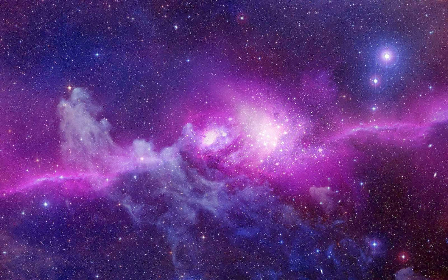 Purple Violet Aesthetic Galaxy Background
