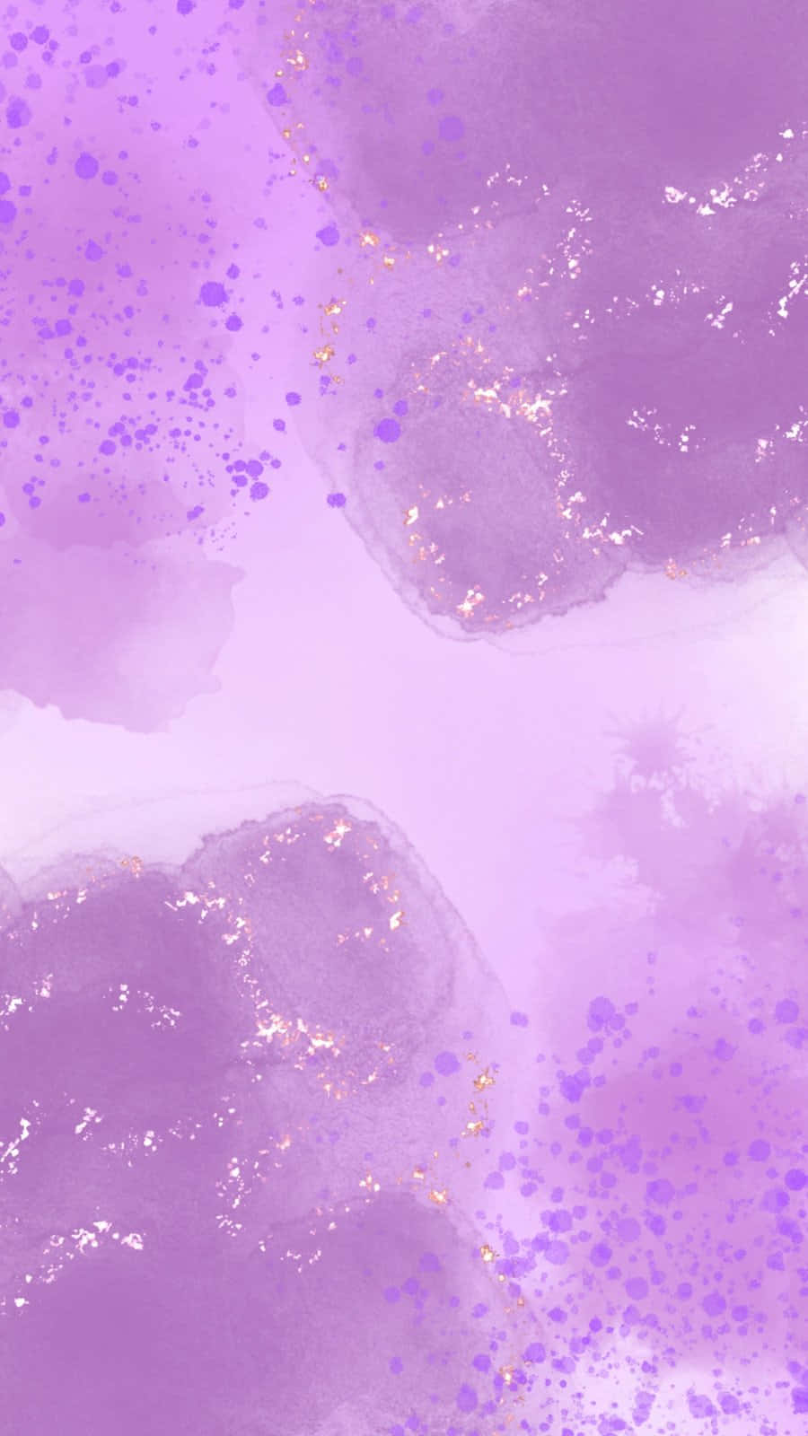 Purple Watercolor Gold Speckles Background Background