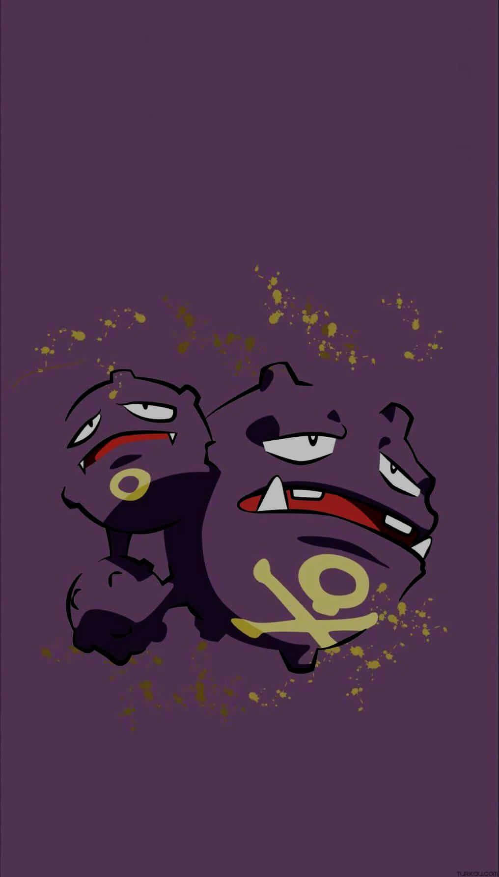 Purple Weezing Background