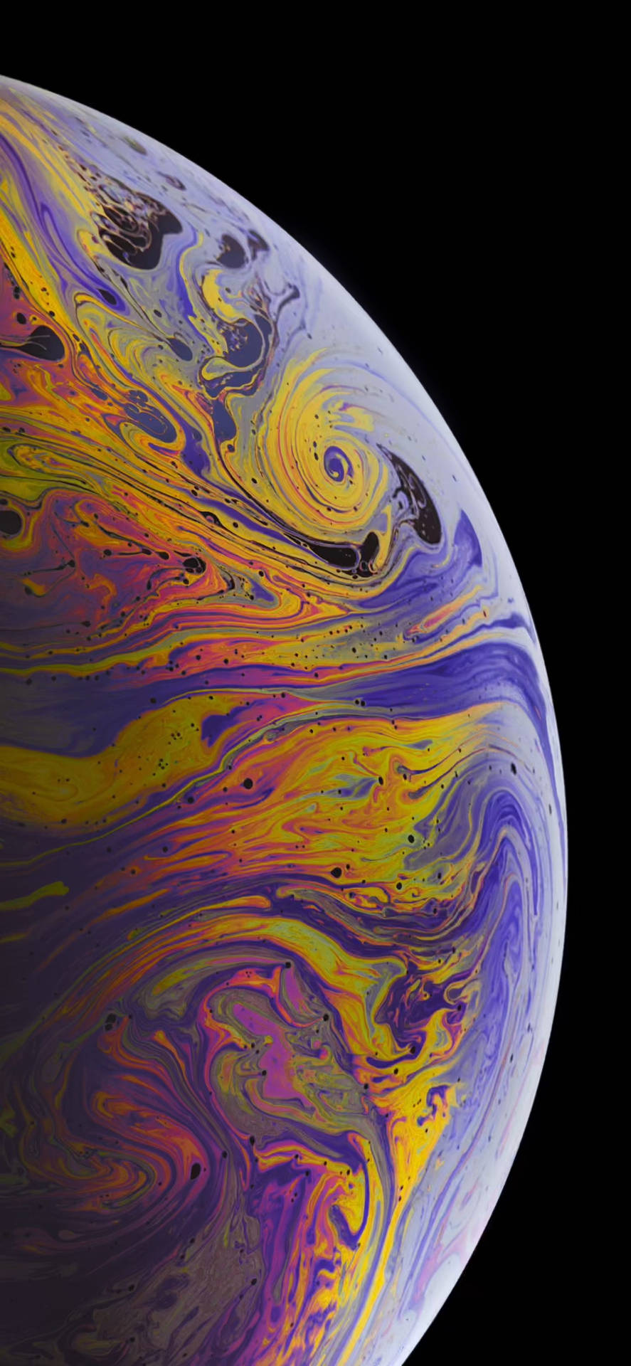 Purple Yellow Planet Iphone 13 Pro