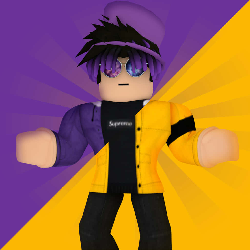 Purple Yellow Roblox Pfp