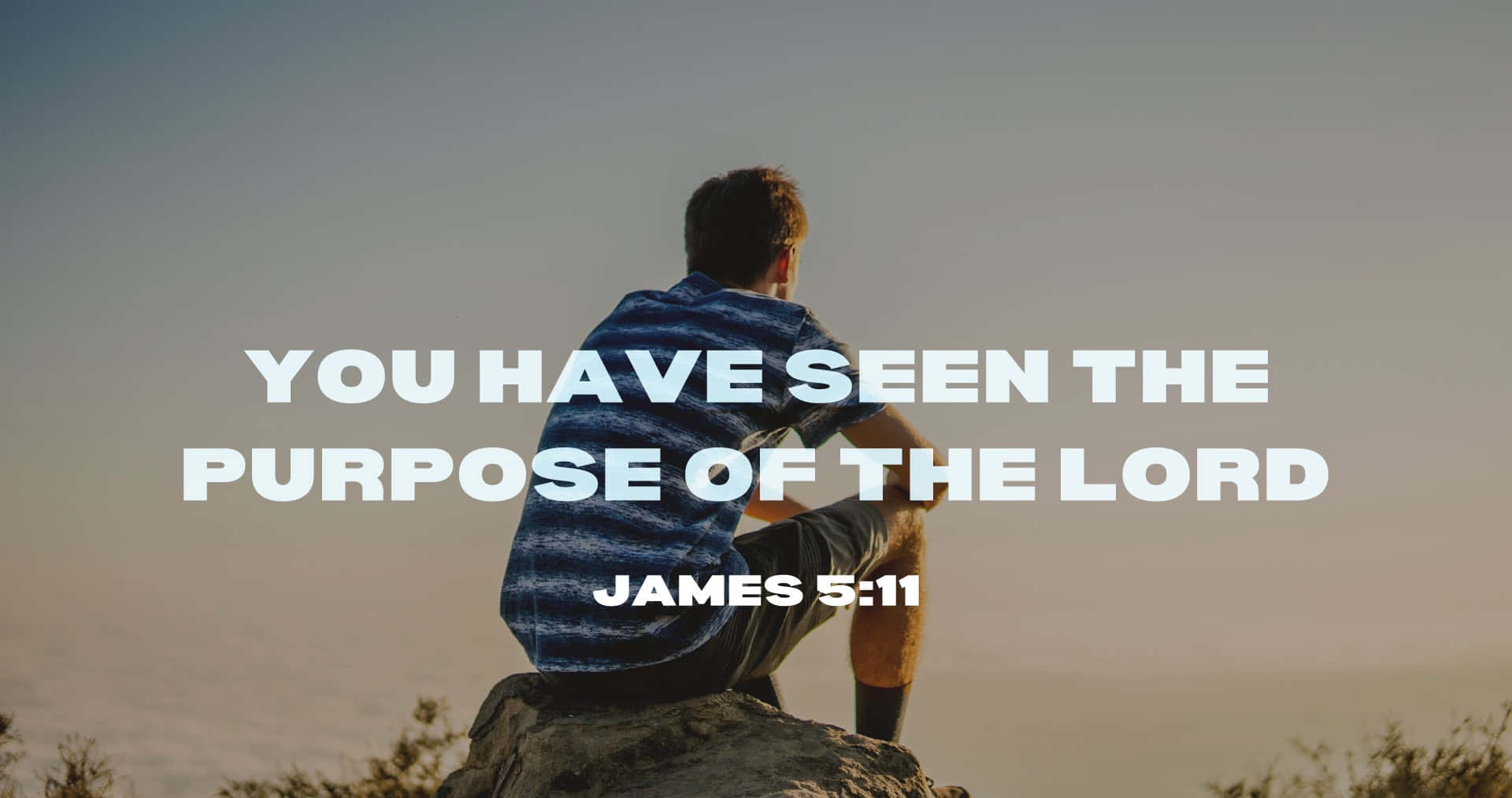 Purposeofthe Lord Inspirational Quote Background