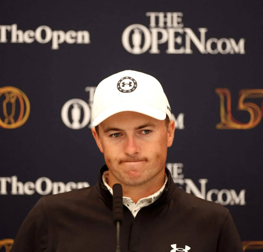 Pursed Lips Jordan Spieth