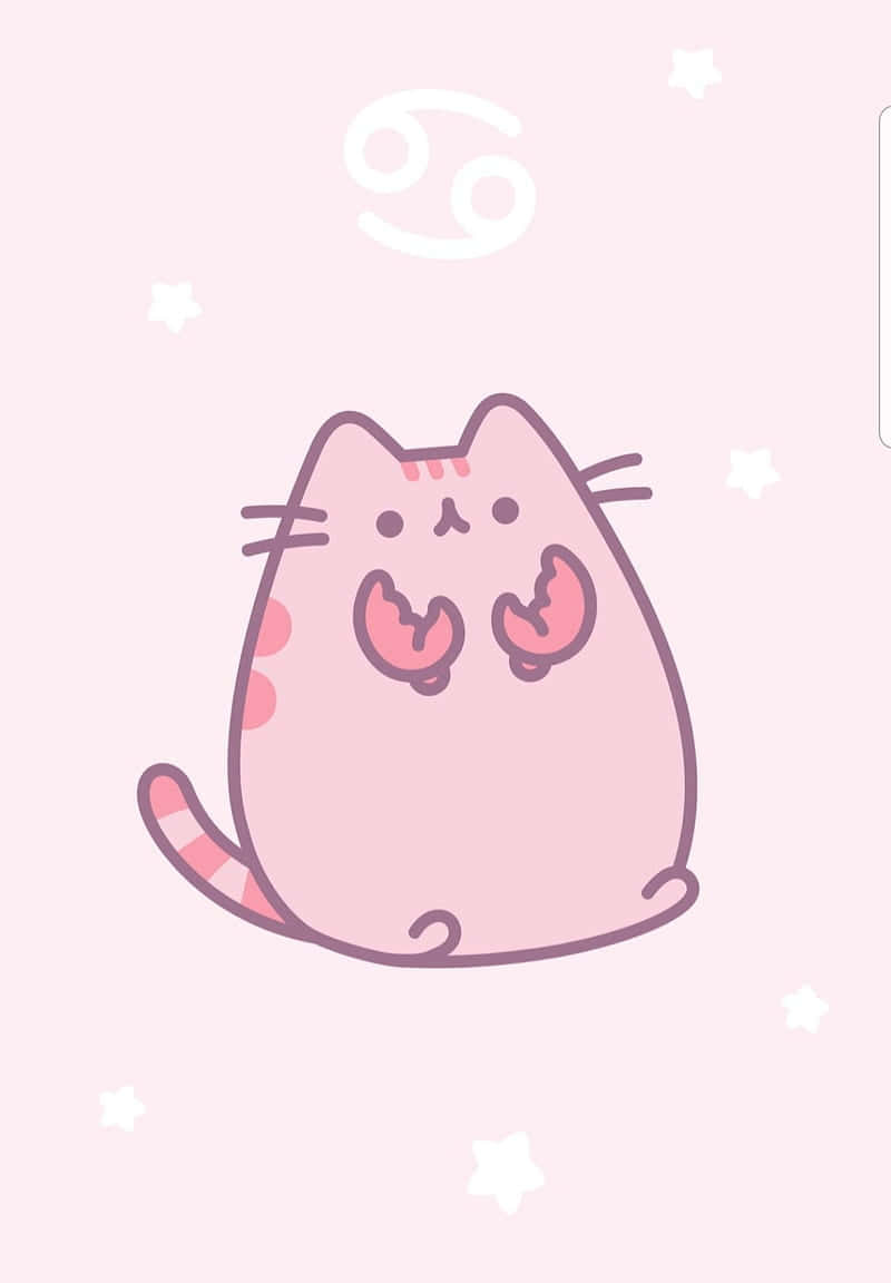 Pusheen The Cat Cute Cancer Zodiac Sign