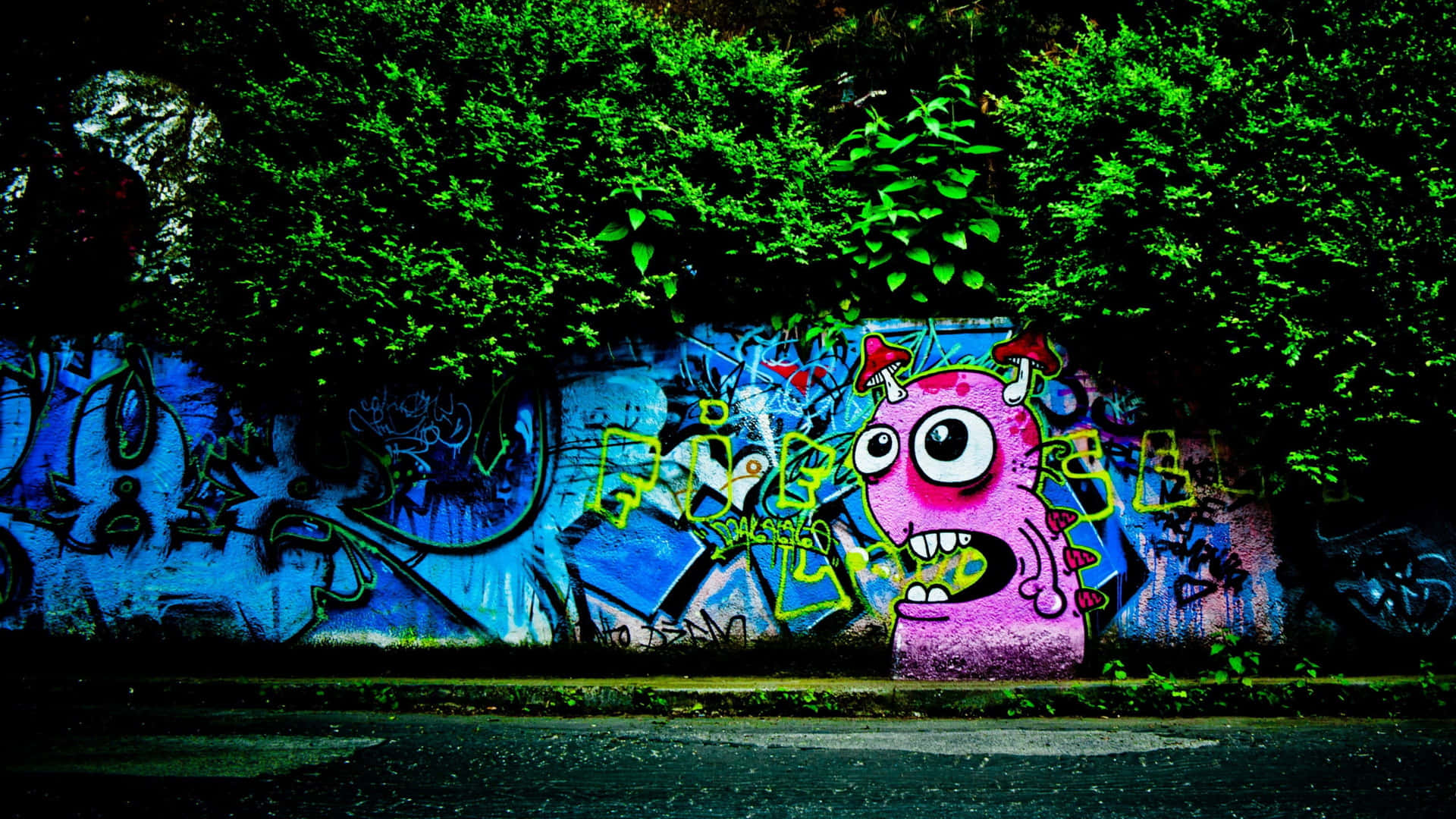 Pushing The Limits Of Street Art Background