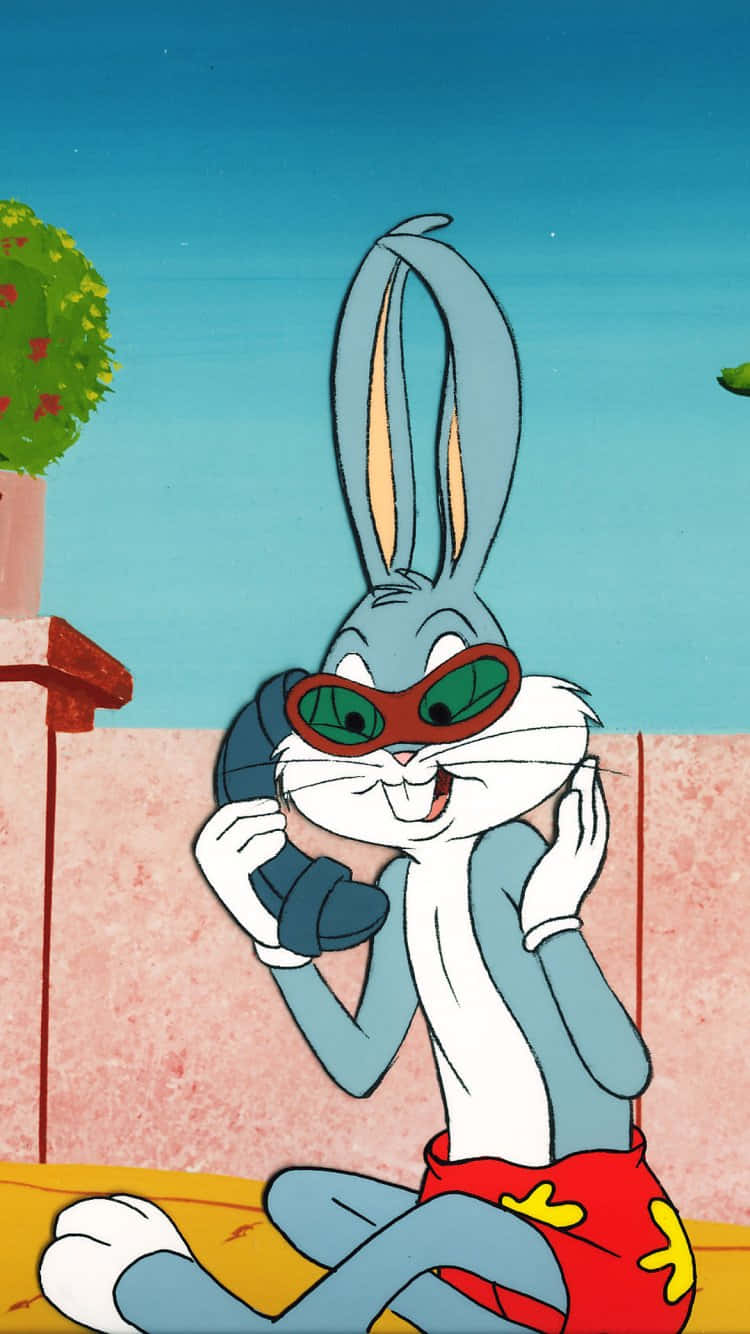 Put A Smile On Your Face With The Bugs Bunny Iphone! Background