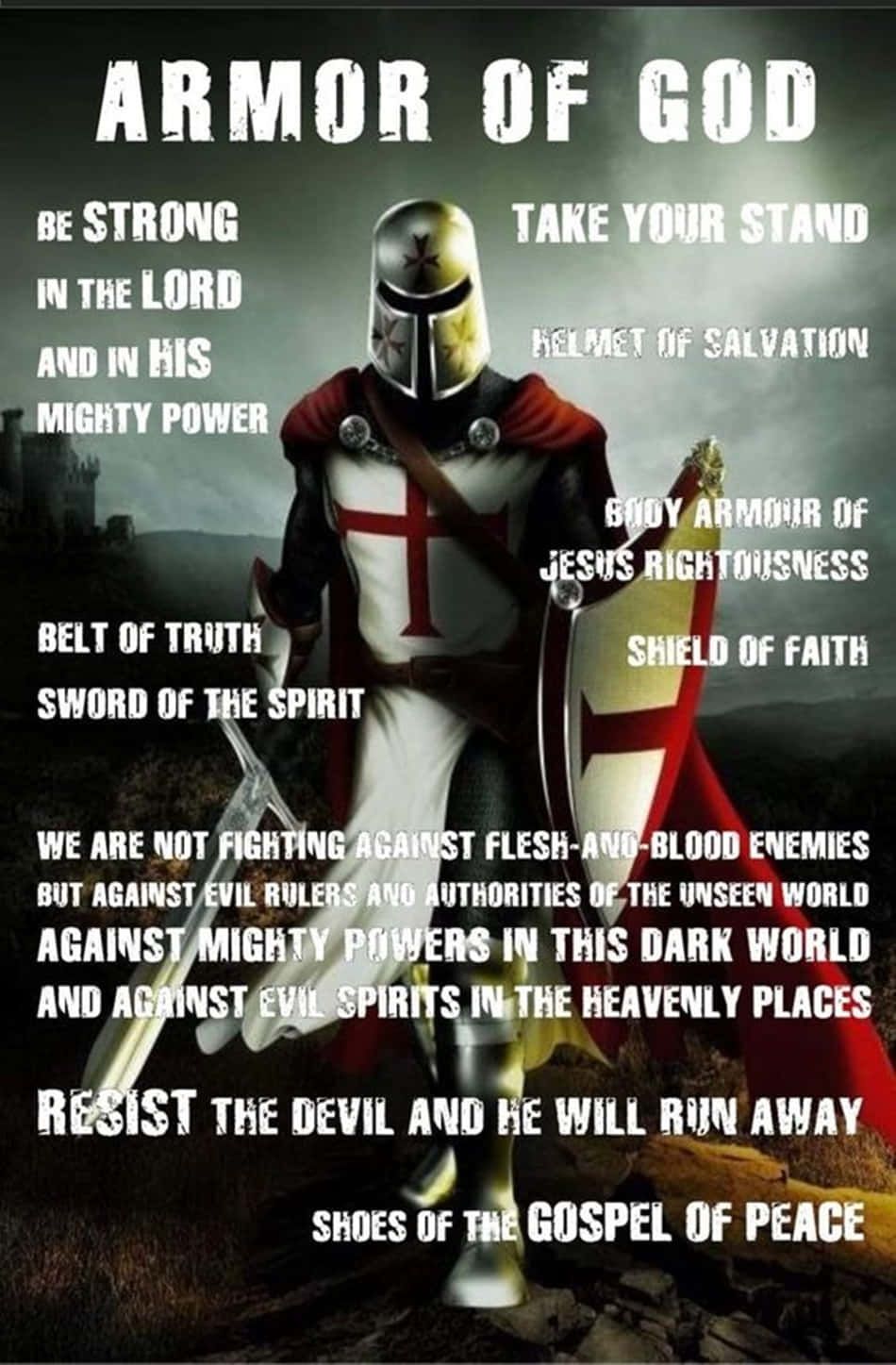 Put On The Whole Armor Of God. Background