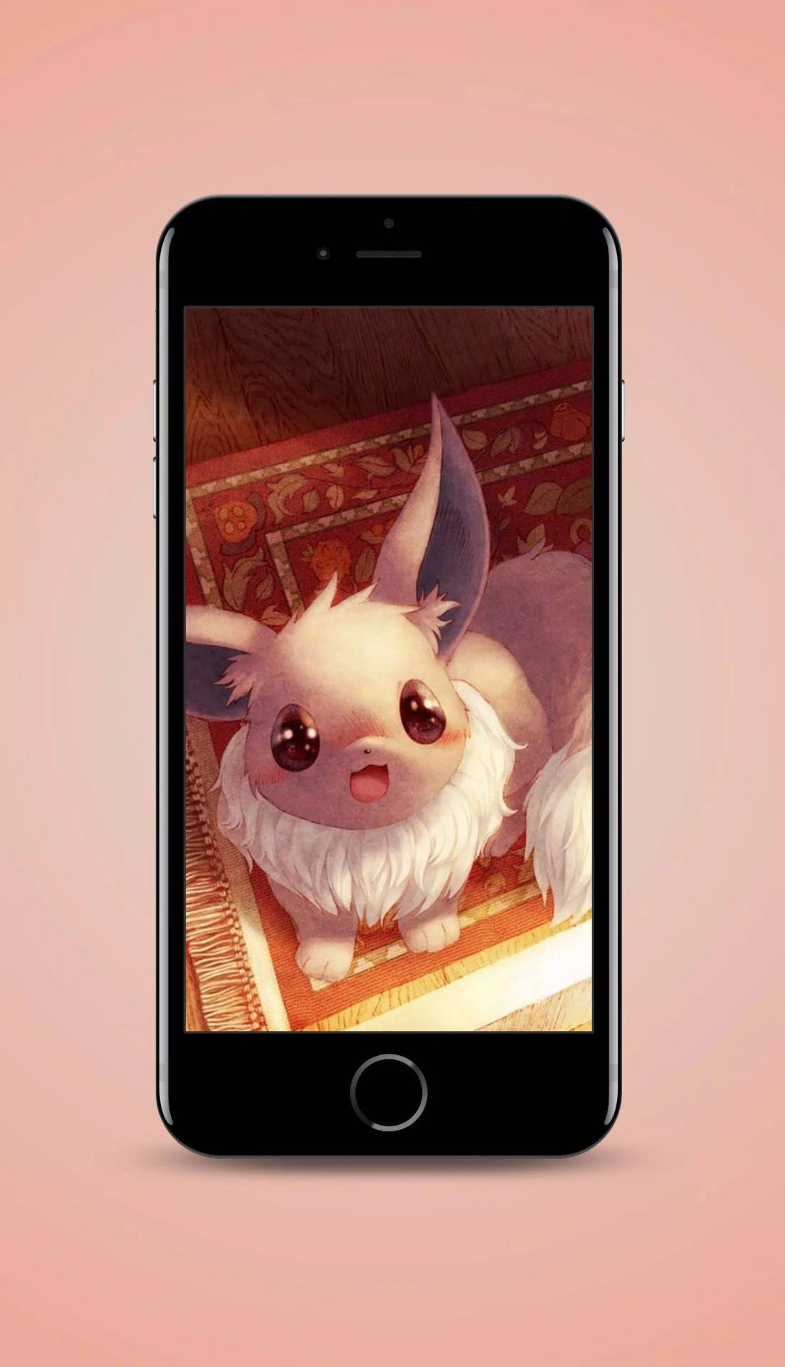 Put Your Day In The Paws Of Eevee With This Ultra Cute Eevee Iphone Wallpaper! Background