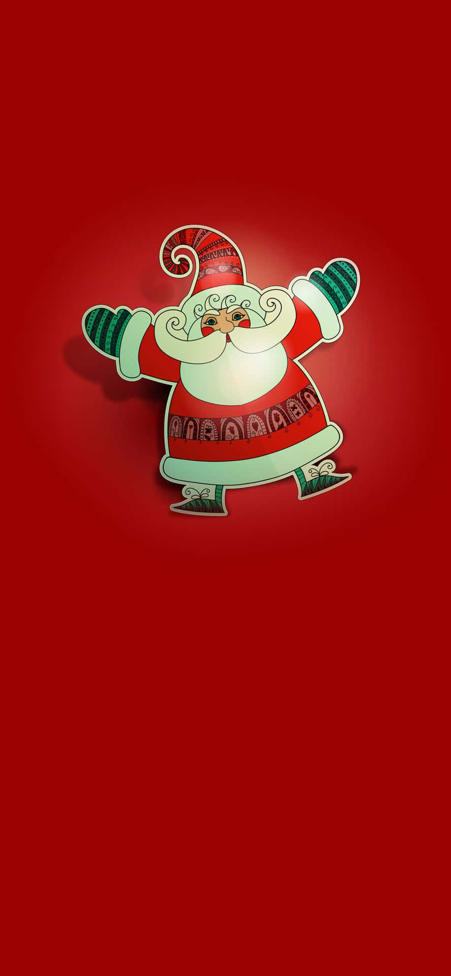Put Your Holiday Cheer Into Your Phone With This Funny Christmas Iphone Wallpaper! Background