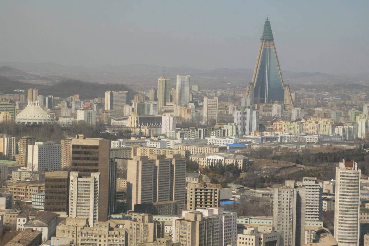 Pyongyang City At Daytime Background